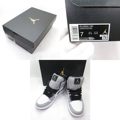 NIKE AIR JORDAN 1 Mid "Light Smoke Grey" Sneakers