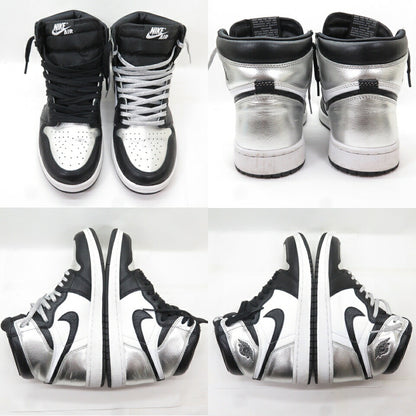 NIKE WMNS AIR JORDAN 1 High OG "Silver Toe" Sneakers