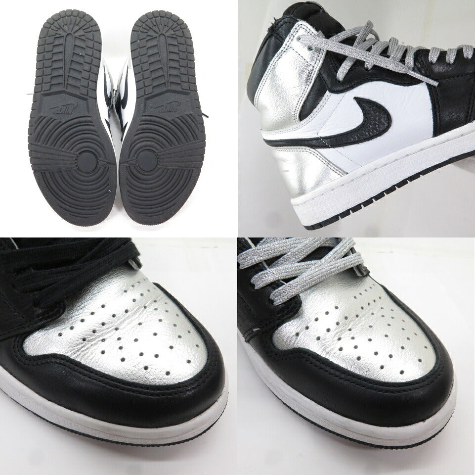 NIKE WMNS AIR JORDAN 1 High OG "Silver Toe" Sneakers