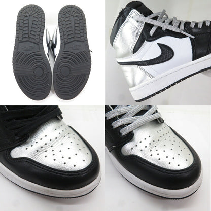 NIKE WMNS AIR JORDAN 1 High OG "Silver Toe" Sneakers