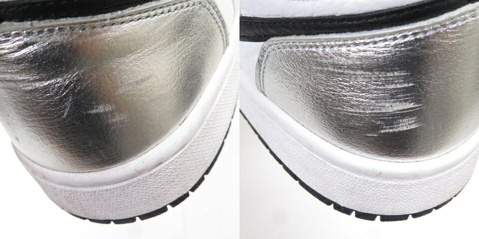 NIKE WMNS AIR JORDAN 1 High OG "Silver Toe" Sneakers
