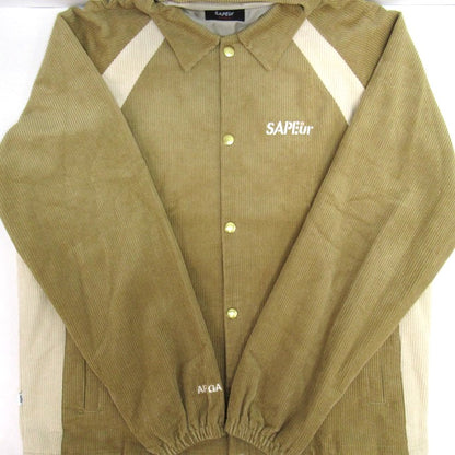 SAPEur Corduroy Jacket Beige Size XL