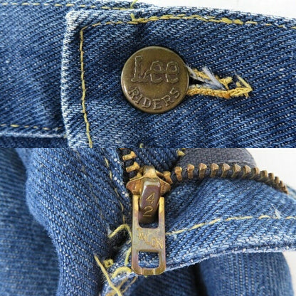 LEE 70s USA 42TALON Straight Denim Pants Indigo Size 34