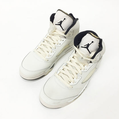 NIKE AIR JORDAN 5 Retro SE White Sneakers Size 9