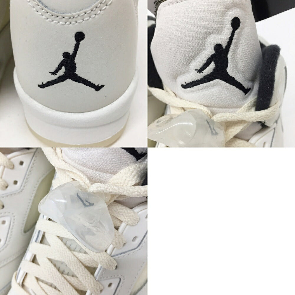 NIKE AIR JORDAN 5 Retro SE White Sneakers Size 9