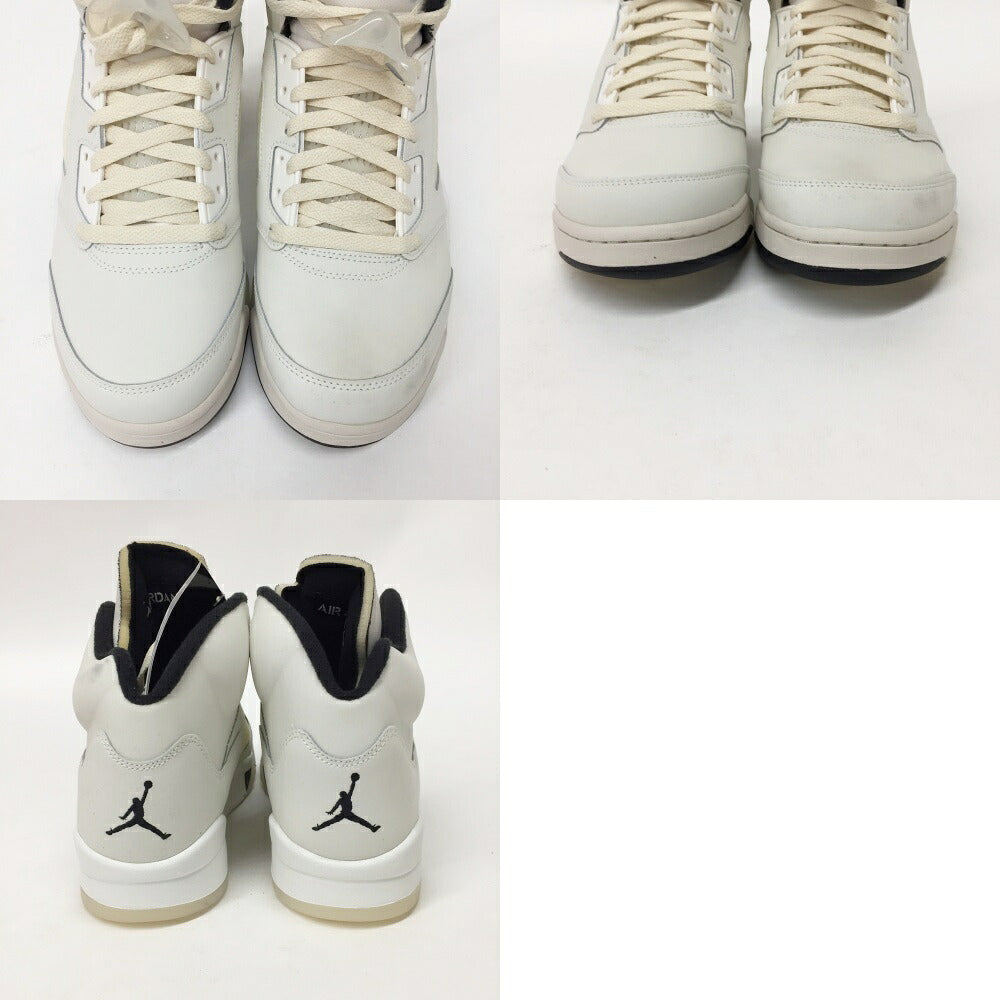 NIKE AIR JORDAN 5 Retro SE White Sneakers Size 9