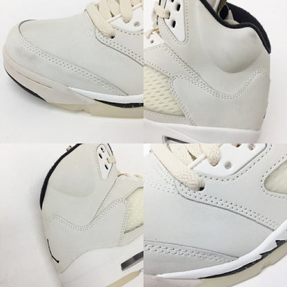 NIKE AIR JORDAN 5 Retro SE White Sneakers Size 9