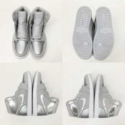 NIKE AIR JORDAN 1 High OG CO JP Silver Sneakers Size 10