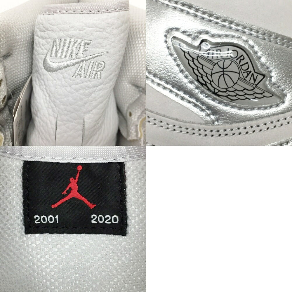 NIKE AIR JORDAN 1 High OG CO JP Silver Sneakers Size 10