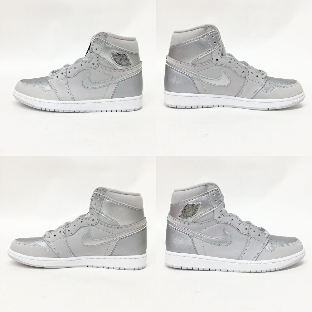 NIKE AIR JORDAN 1 High OG CO JP Silver Sneakers Size 10