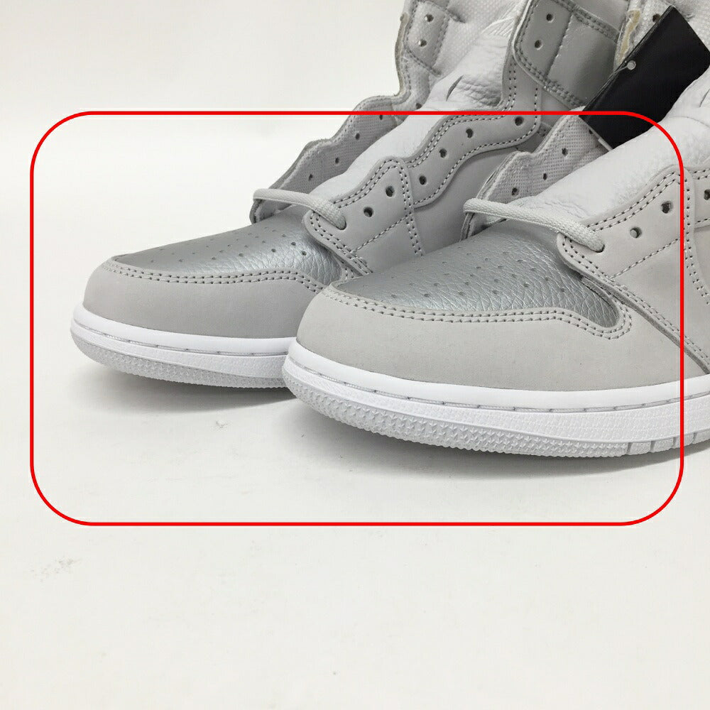 NIKE AIR JORDAN 1 High OG CO JP Silver Sneakers Size 10