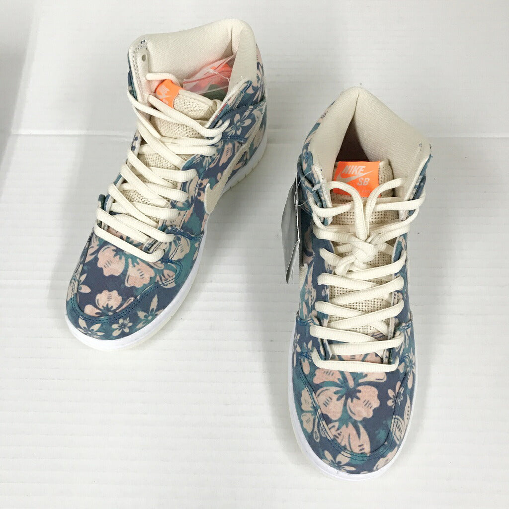 NIKE SB DUNK High Pro QS Aquamarine/Cream Sneakers Size 26.0