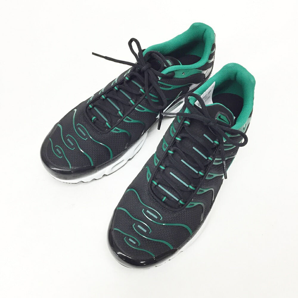 NIKE Air Max Plus Black Green Sneakers Size 11