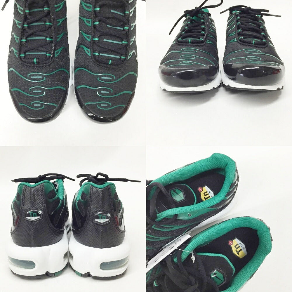 NIKE Air Max Plus Black Green Sneakers Size 11