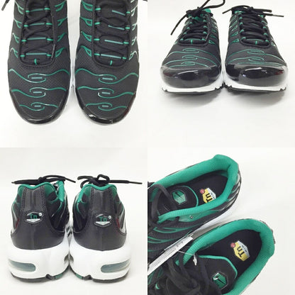 NIKE Air Max Plus Black Green Sneakers Size 11