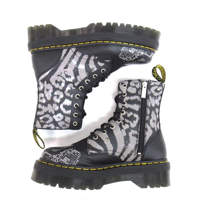 Dr.Martens JADON 8-Eye Studded Animal Boots UK7 Size UK7