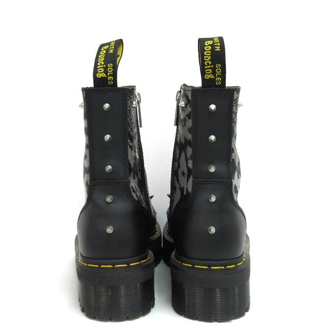 Dr.Martens JADON 8-Eye Studded Animal Boots UK7 Size UK7