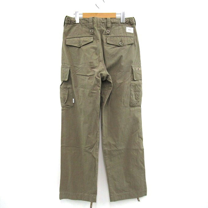WTAPS 21AW Jungle Country Cargo Pants Khaki Size 01