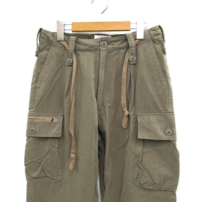 WTAPS 21AW Jungle Country Cargo Pants Khaki Size 01