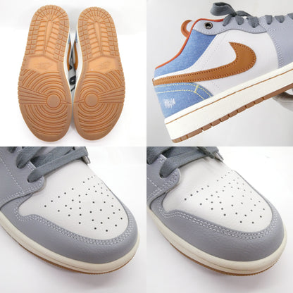 NIKE WMNS Air Jordan 1 Low Phantom Denim Sneakers