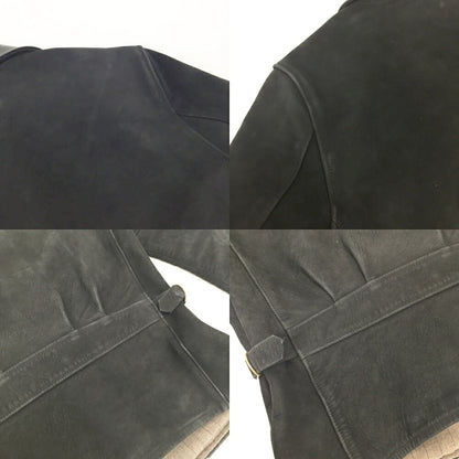 GANGSTERVILLE Horse Hide Nubuck Jacket Black Size S