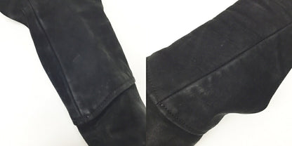 GANGSTERVILLE Horse Hide Nubuck Jacket Black Size S