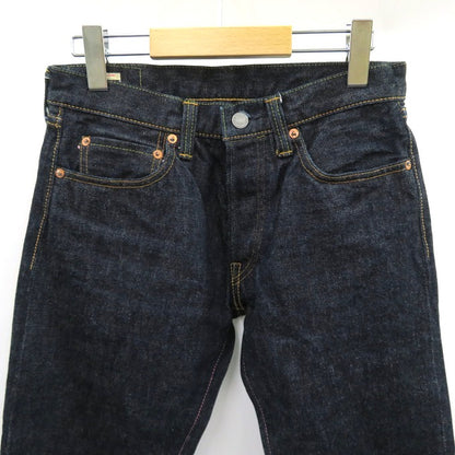 MOMOTARO JEANS Button Fly Slim Straight Jeans Indigo Size 29