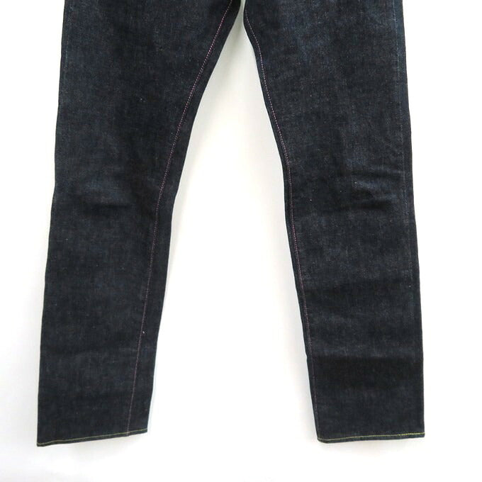 MOMOTARO JEANS Button Fly Slim Straight Jeans Indigo Size 29