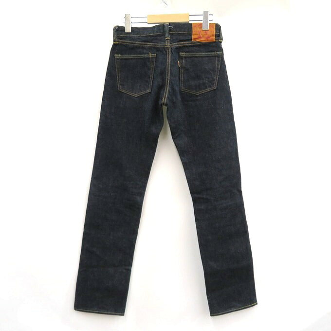 MOMOTARO JEANS Button Fly Slim Straight Jeans Indigo Size 29