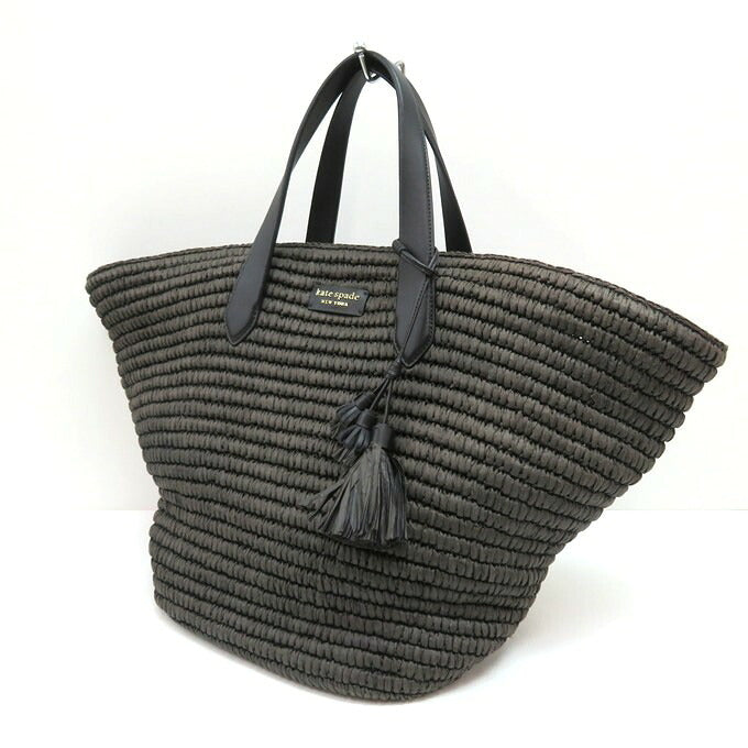 KATE SPADE Black Cabana Large Tote Bag Size ONE SIZE