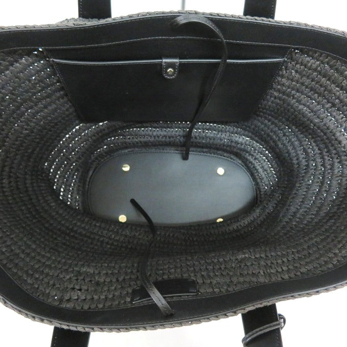 KATE SPADE Black Cabana Large Tote Bag Size ONE SIZE