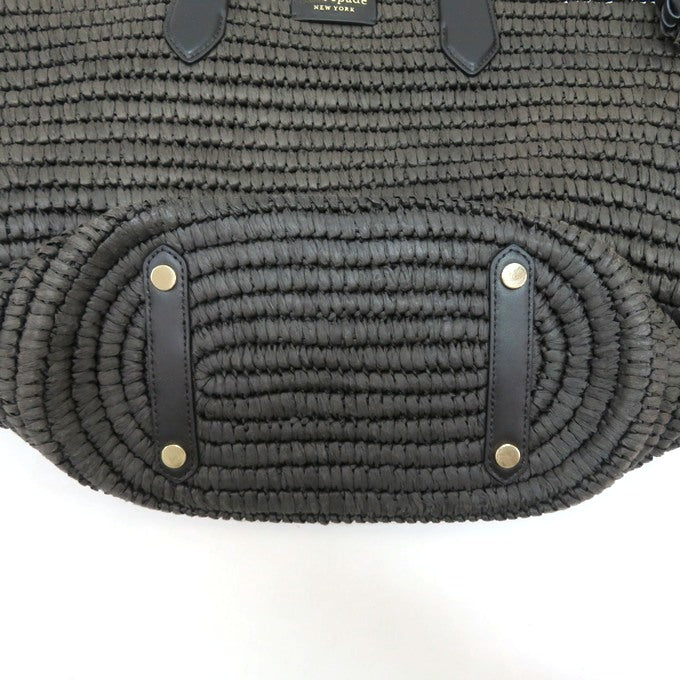 KATE SPADE Black Cabana Large Tote Bag Size ONE SIZE