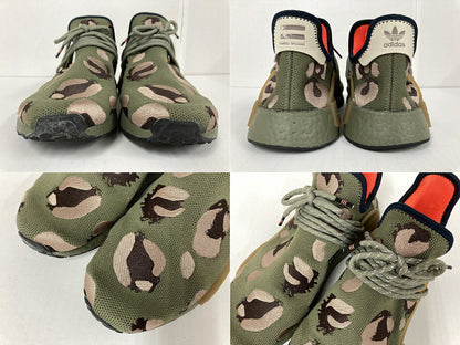 adidas Pharrell Williams HU NMD Olive Sneakers Size 27.5cm