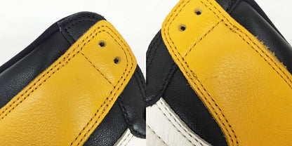 NIKE Air Jordan 1 Retro High OG Taxi Black Sneakers Size 12