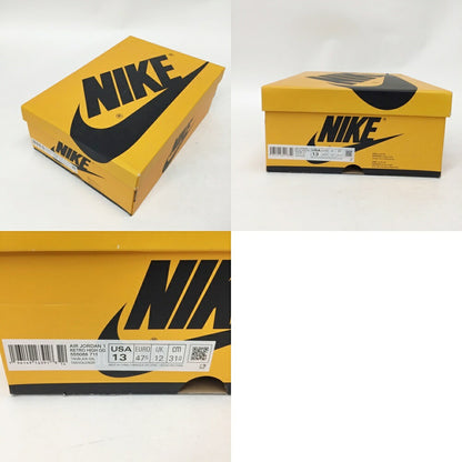 NIKE Air Jordan 1 Retro High OG Taxi Black Sneakers Size 12