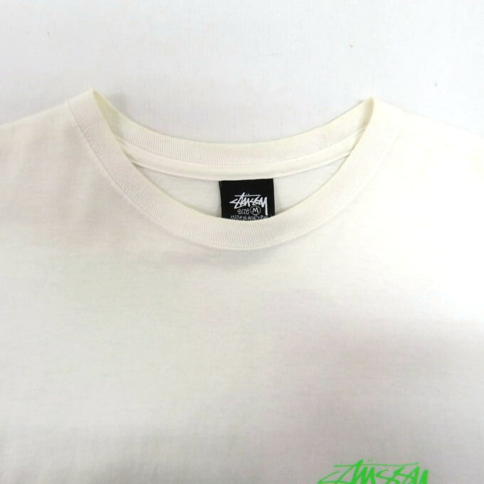 STUSSY Dennis Hopper Print T-Shirt White Size M