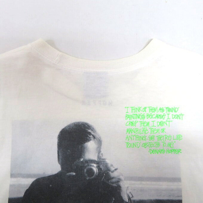 STUSSY Dennis Hopper Print T-Shirt White Size M