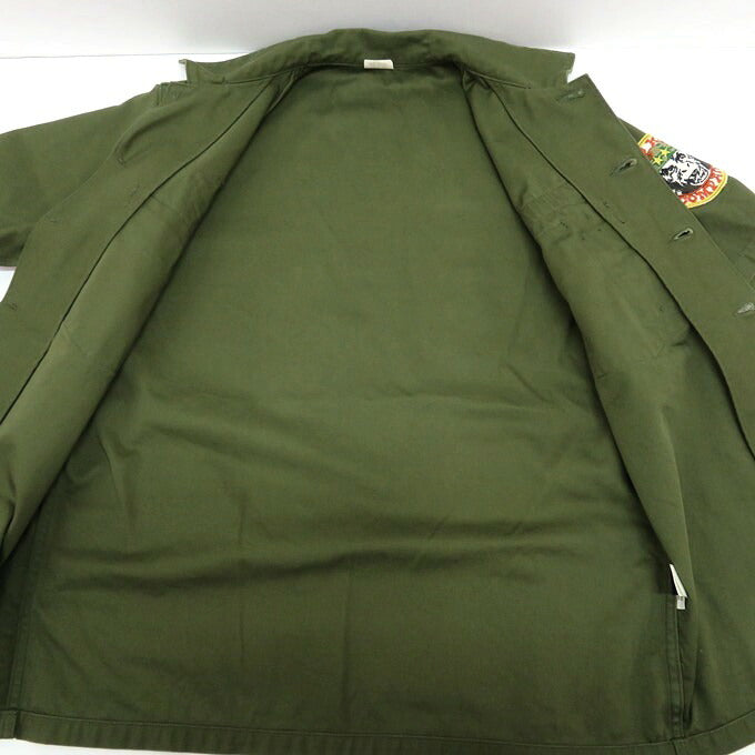 TOYS McCOY King Kong Company Military Olive Green Shirt Size 15