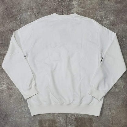 GUCCI 25SS Cotton Jersey Print White Italian Sweatshirt Size L