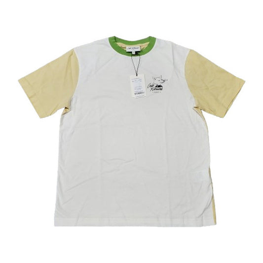 CAFE KITSUNE Cotton Barista Fox T-Shirt White Size XXS