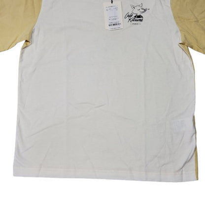 CAFE KITSUNE Cotton Barista Fox T-Shirt White Size XXS