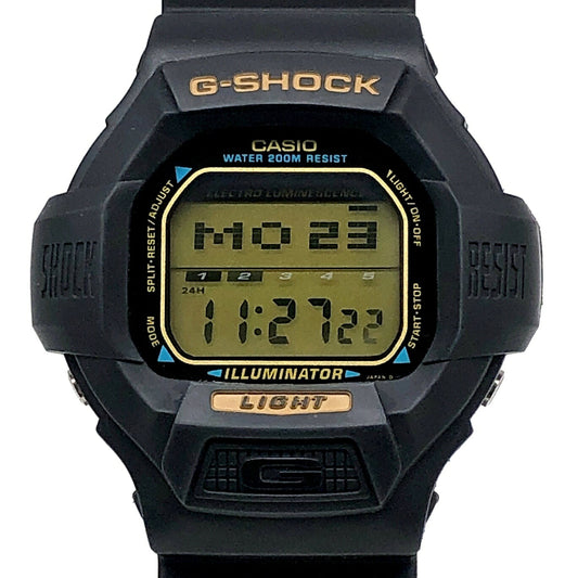 G-SHOCK 90s Vintage SLOT Gold LCD Watch Size ONE SIZE