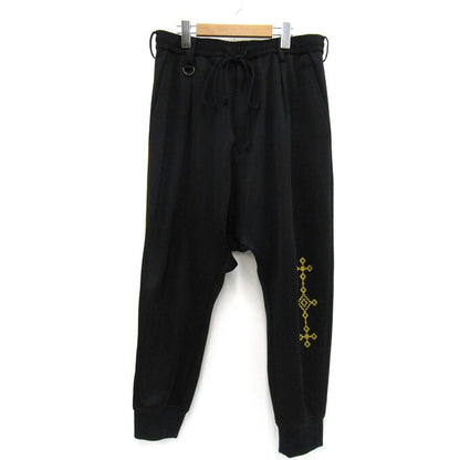 S'YTE PE Smooth Jersey Geometric Tape Pants Black Size 3