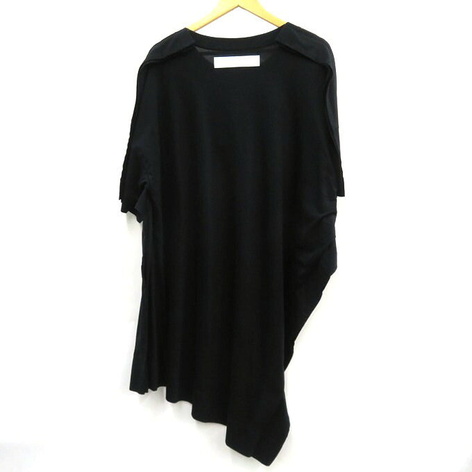 BASEMARK 23AW Asymmetry Big T-Shirt Black Size M