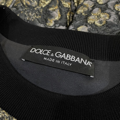 Dolce & Gabbana SAMBA Sequin 3D Jacquard Sweatshirt Size 50