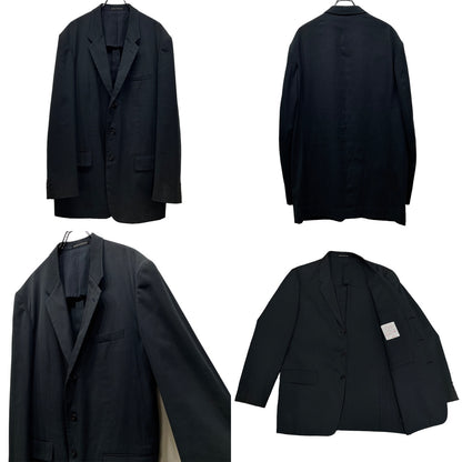 Yohji Yamamoto 90s COSTUME D'HOMME Black Cotton Vest Size L