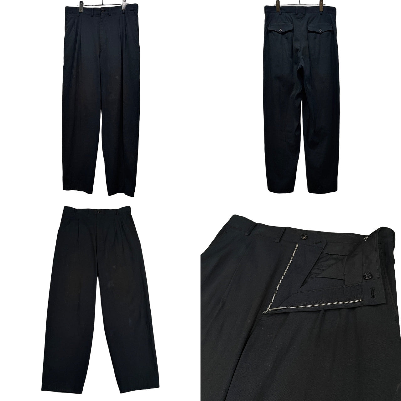 Yohji Yamamoto 90s COSTUME D'HOMME Black Cotton Vest Size L