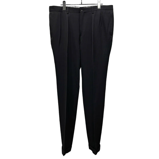 ISSEY MIYAKE MEN 15AW Wool Gabardine Trousers Black Size 5