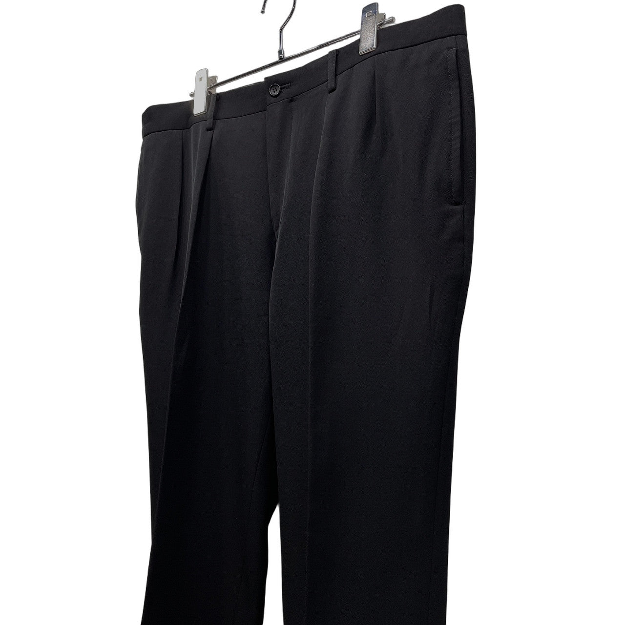 ISSEY MIYAKE MEN 15AW Wool Gabardine Trousers Black Size 5