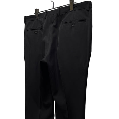 ISSEY MIYAKE MEN 15AW Wool Gabardine Trousers Black Size 5